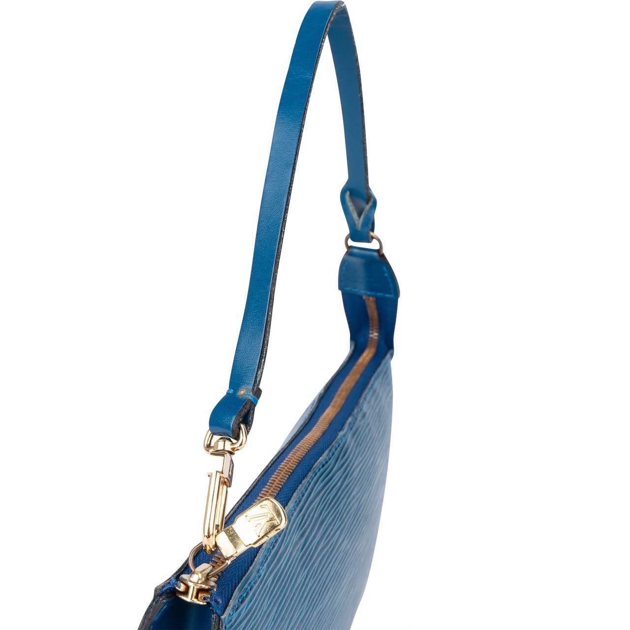 Louis Vuitton Louis Vuitton Bleu Epi Leather Pochette Accessoire Handbag Blauw