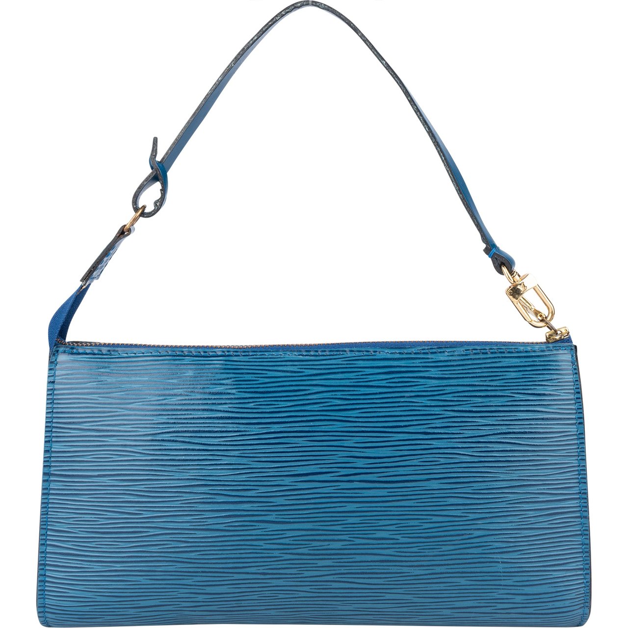 Louis Vuitton Louis Vuitton Bleu Epi Leather Pochette Accessoire Handbag Blauw