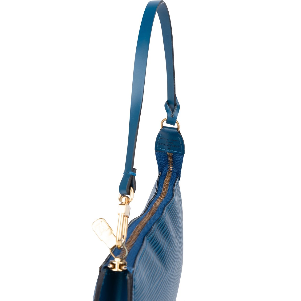 Louis Vuitton Louis Vuitton Bleu Epi Leather Pochette Accessoire Handbag Blauw