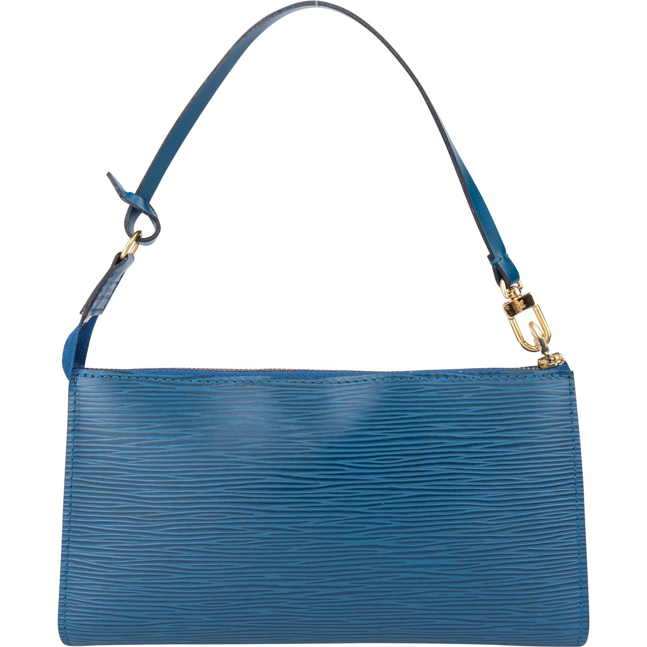Louis Vuitton Louis Vuitton Bleu Epi Leather Pochette Accessoire Handbag Blauw