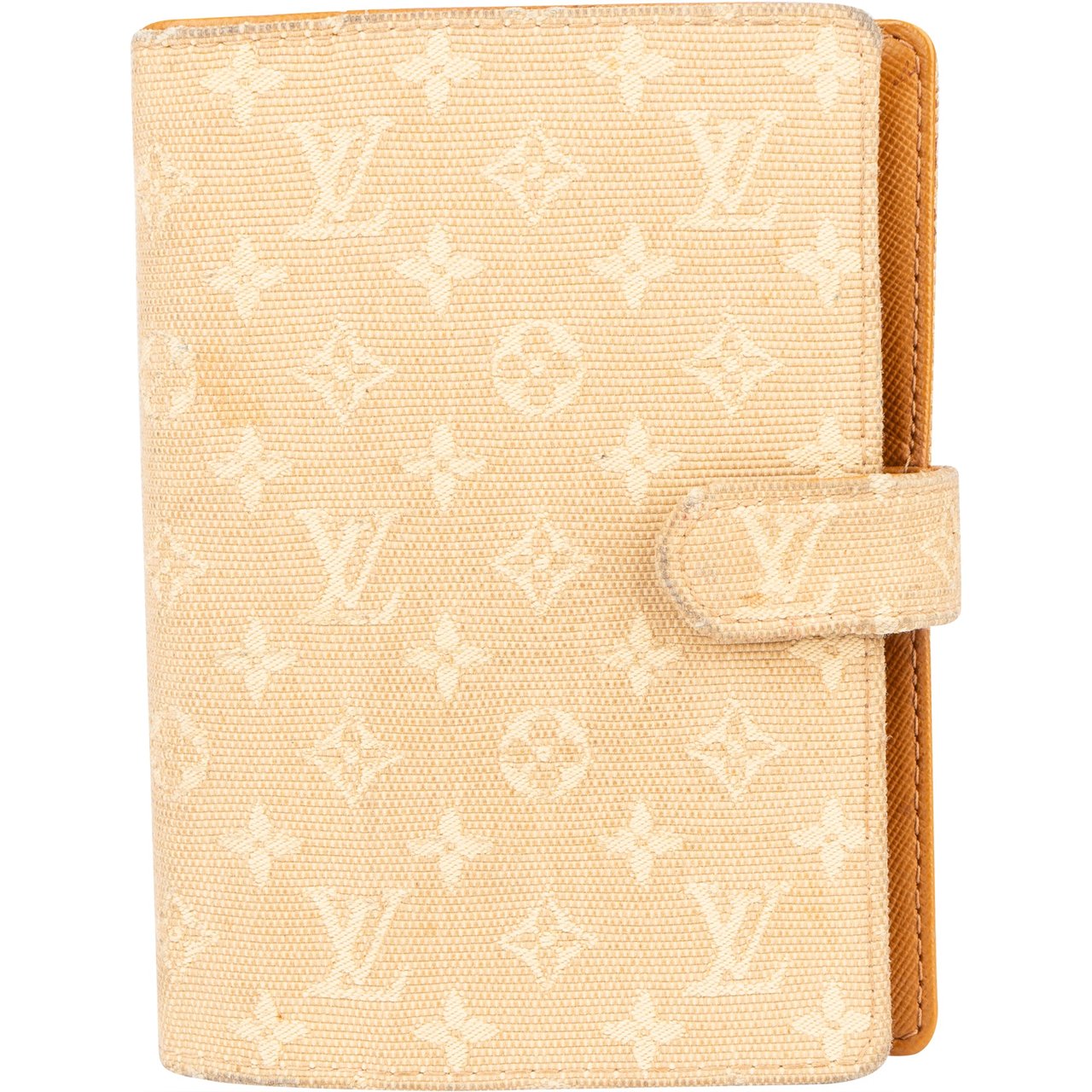 Louis Vuitton Louis Vuitton  Mini Lin Monogram Agenda PM Beige