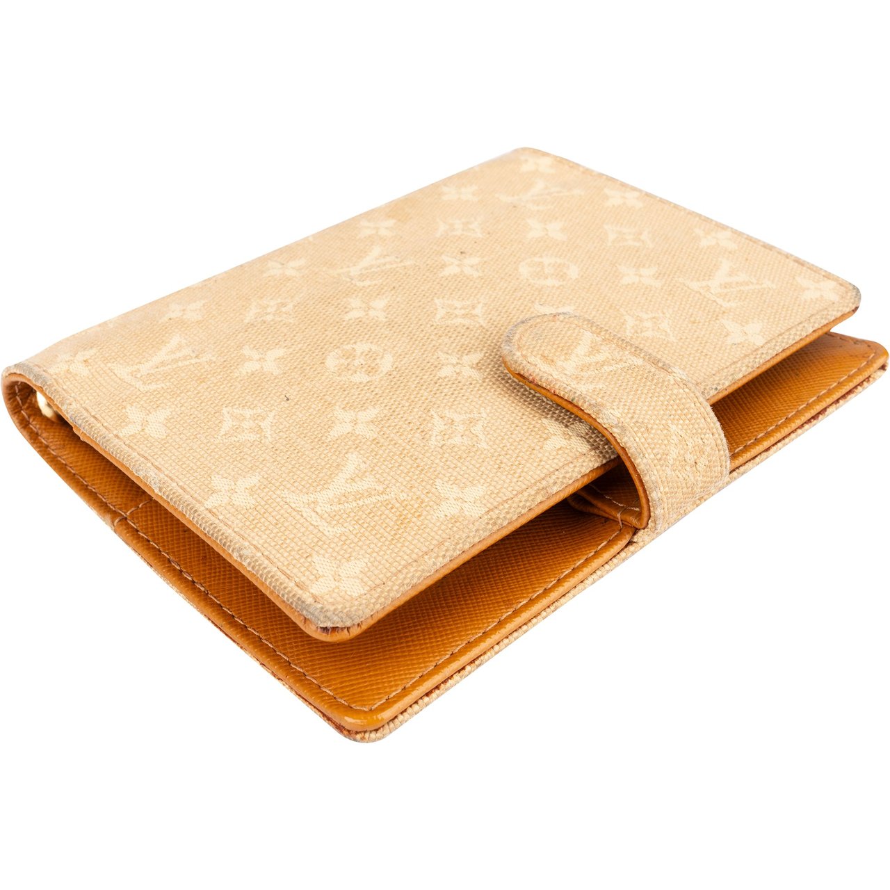 Louis Vuitton Louis Vuitton  Mini Lin Monogram Agenda PM Beige