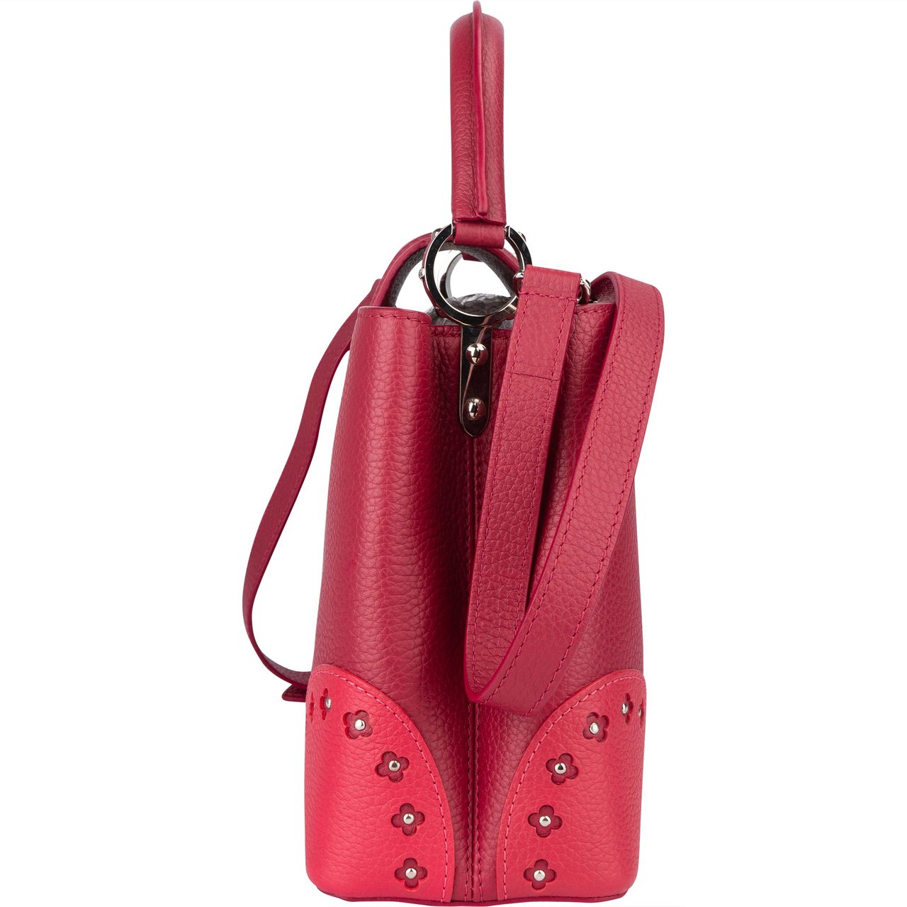 Louis Vuitton Limited Pink Taurillon Capucines MM Handbag Roze