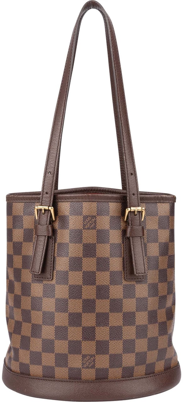 Louis Vuitton Louis Vuitton Damier Ebene Monogram Bucket PM Shoulder Bag Divers