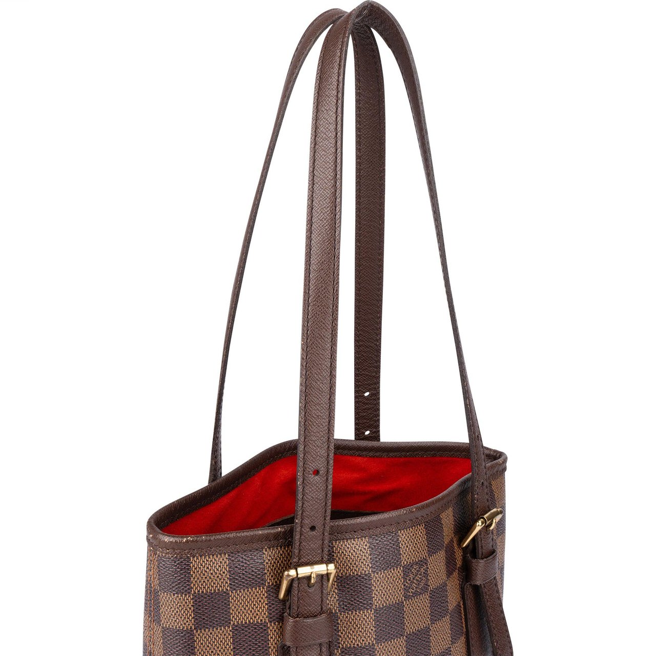 Louis Vuitton Louis Vuitton Damier Ebene Monogram Bucket PM Shoulder Bag Divers