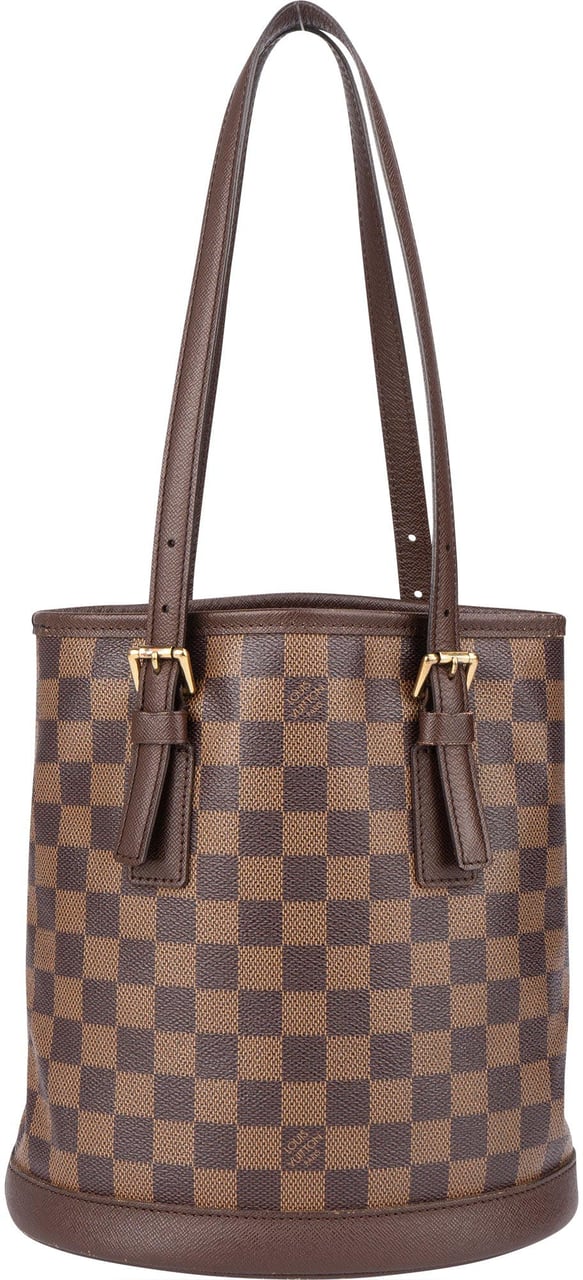Louis Vuitton Louis Vuitton Damier Ebene Monogram Bucket PM Shoulder Bag Divers