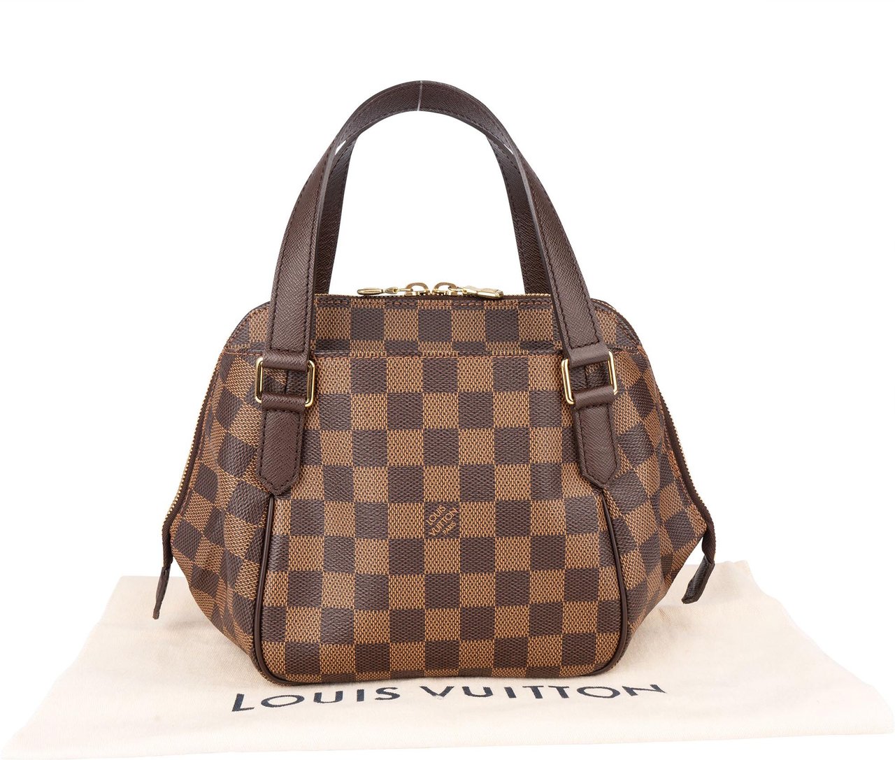 Louis Vuitton Louis Vuitton Damier Ebene Monogram Belem PM Handbag Divers