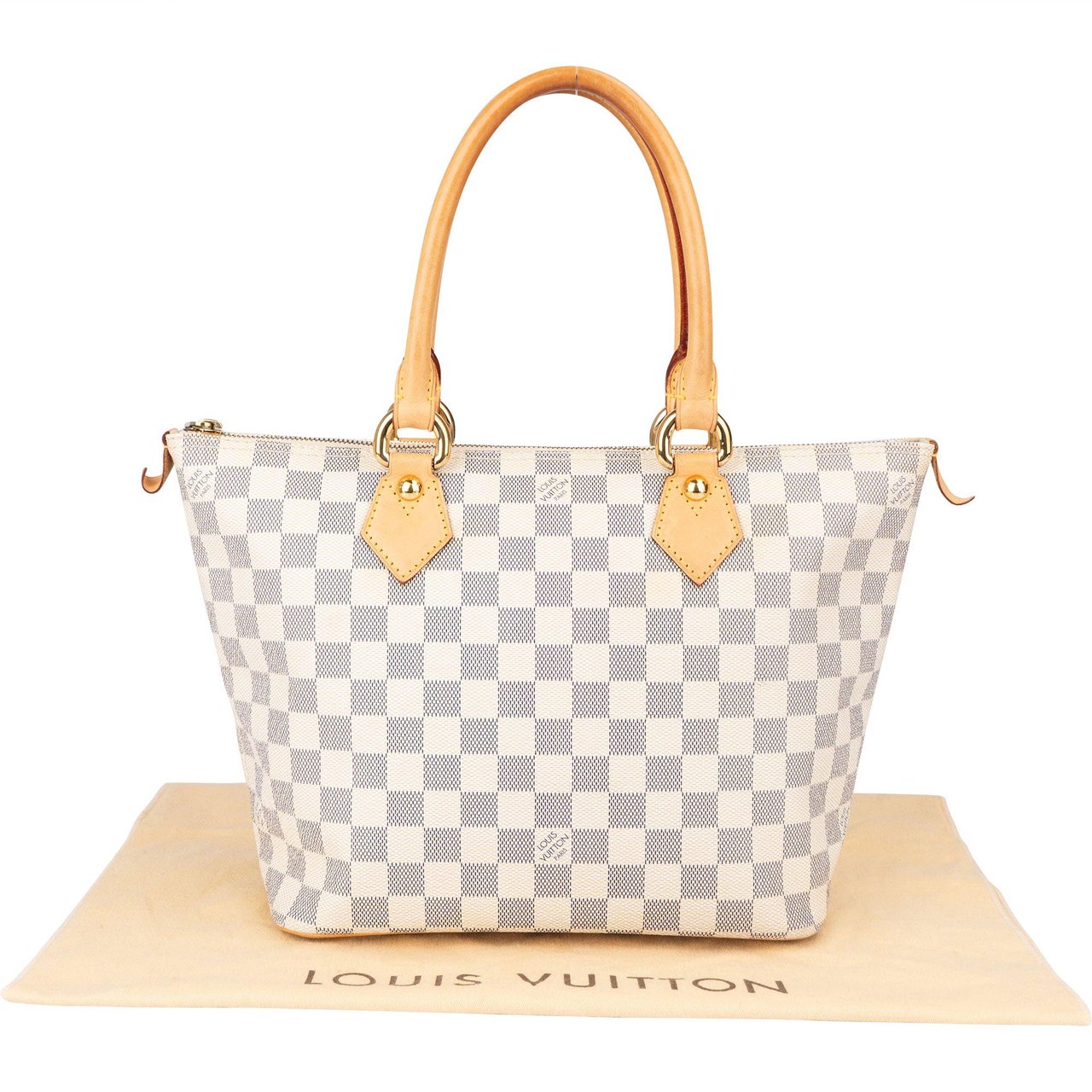 Louis Vuitton Louis Vuitton Damier Azur Monogram Saleya PM Handbag Divers