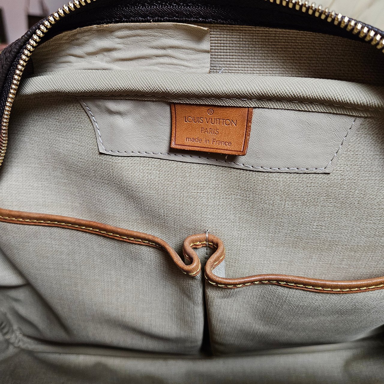 Louis Vuitton Louis Vuitton Canvas Monogram Deauville Handbag Bruin