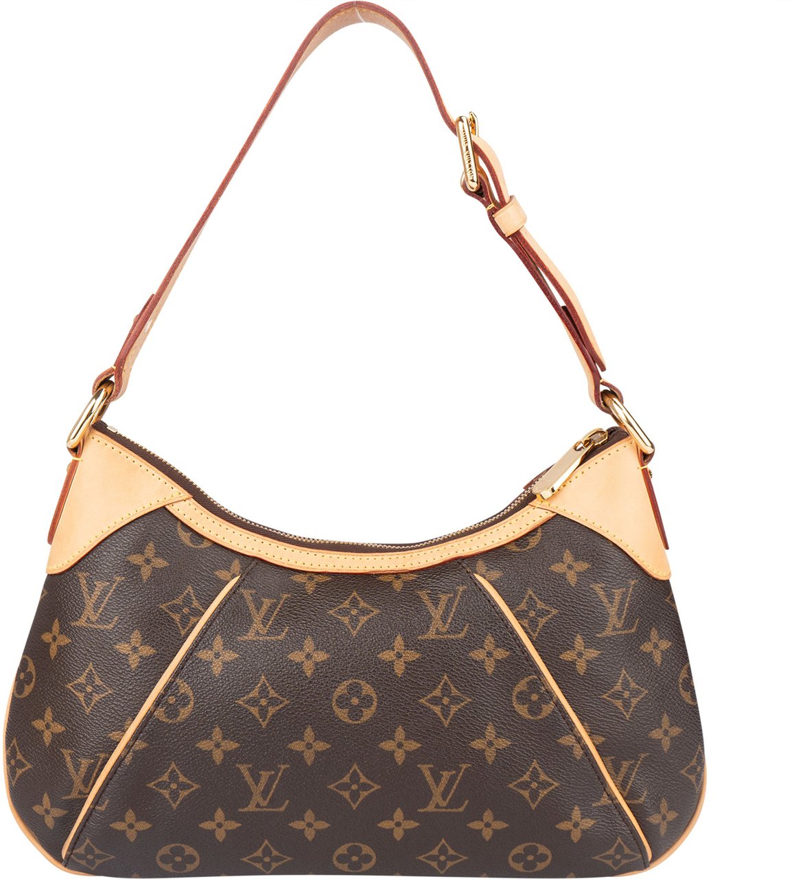 Louis Vuitton Louis Vuitton Canvas Monogram Thames PM Handbag Bruin