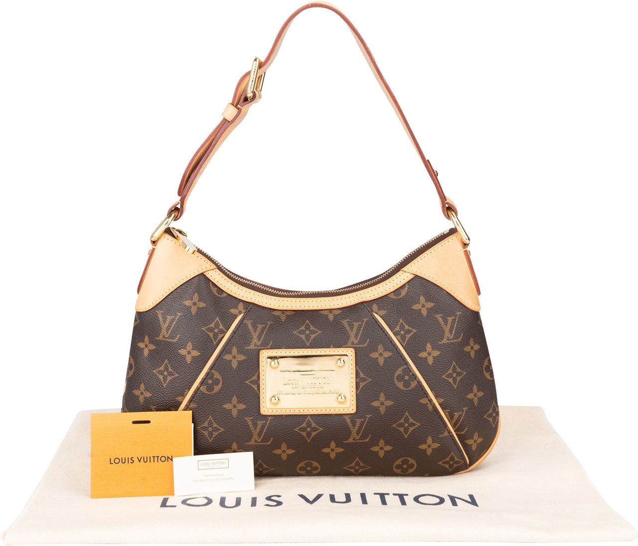 Louis Vuitton Louis Vuitton Canvas Monogram Thames PM Handbag Bruin