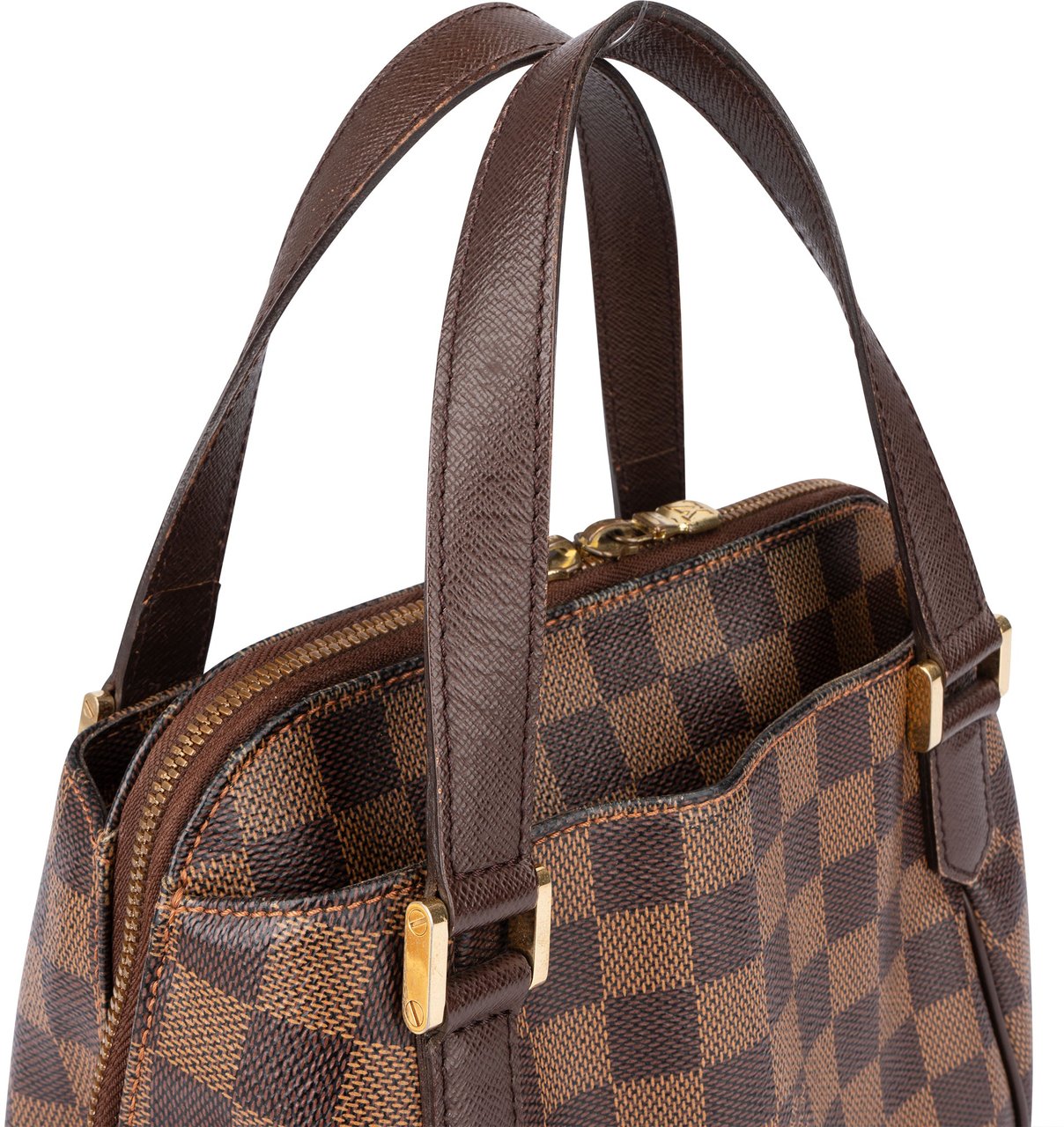 Louis Vuitton Damier Ebene Monogram Belem PM Handbag Bruin
