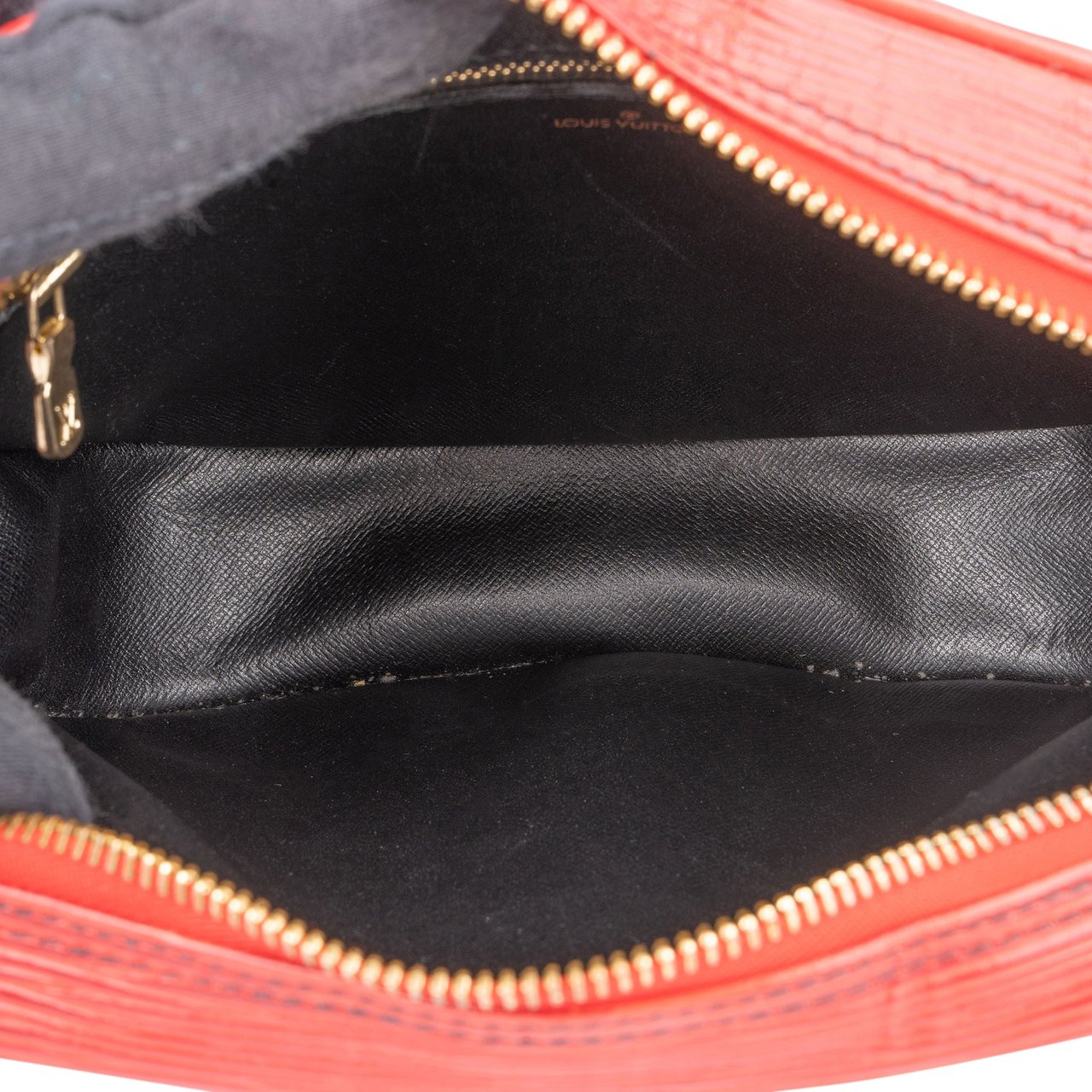 Louis Vuitton Rouge Epi Leather Jeune Fille MM Crossbody Bag Rood