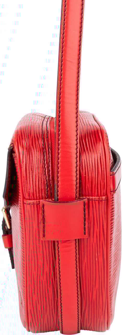 Louis Vuitton Louis Vuitton Rouge Epi Leather Jeune Fille MM Crossbody Bag Rood