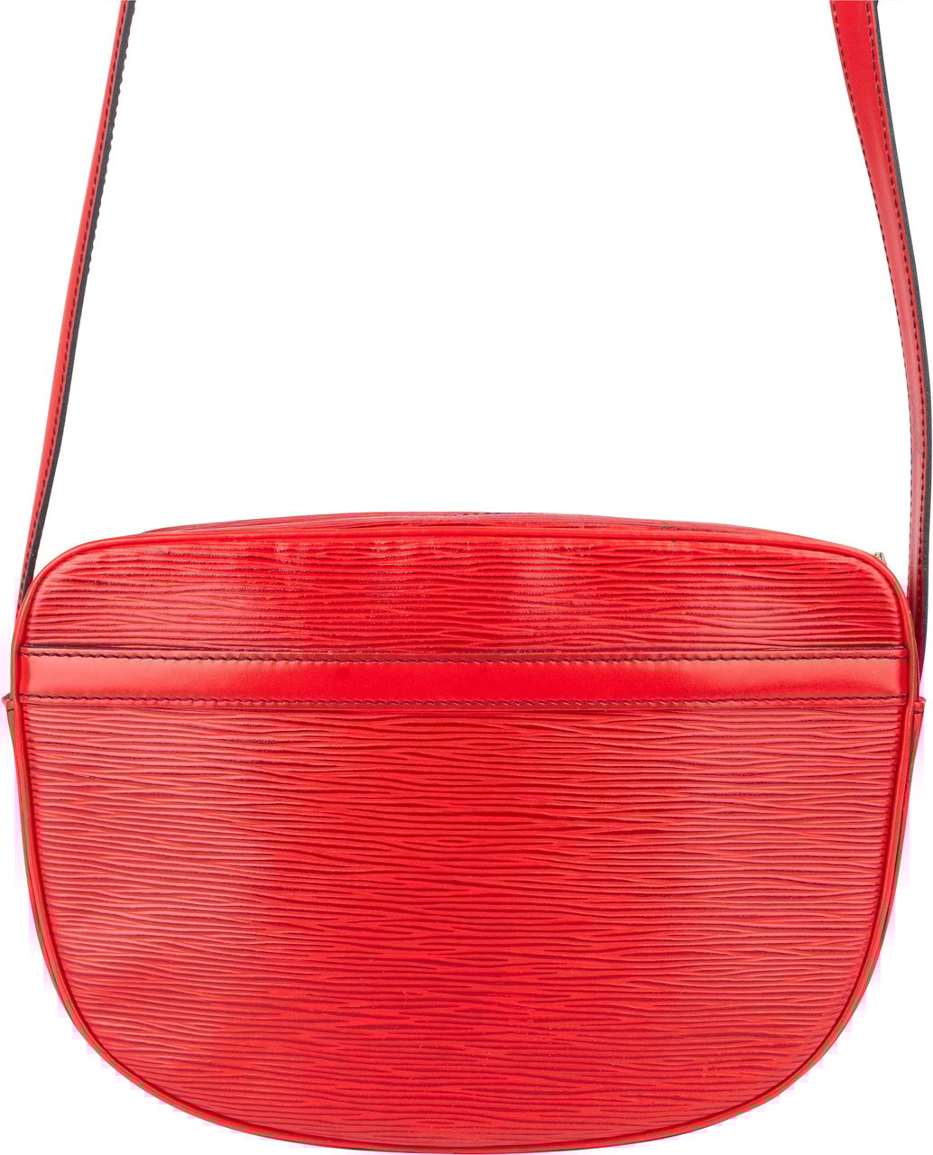 Louis Vuitton Louis Vuitton Rouge Epi Leather Jeune Fille MM Crossbody Bag Rood