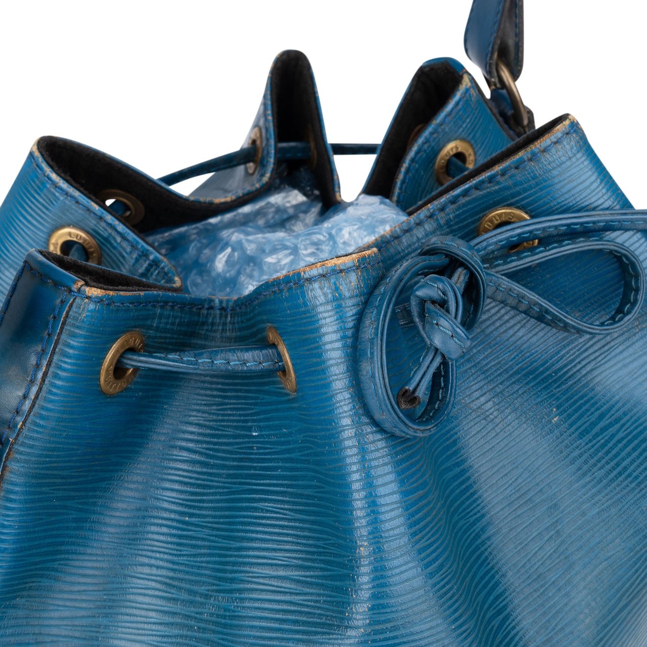 Louis Vuitton Louis Vuitton Blue Epi Leather Sac Noe Grande Shoulder Bag Blauw