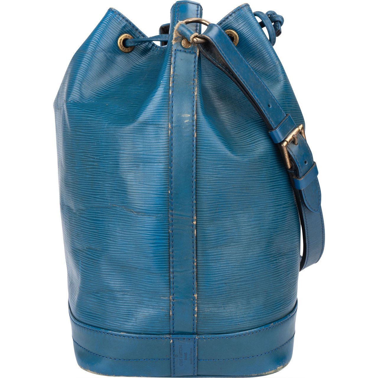 Louis Vuitton Louis Vuitton Blue Epi Leather Sac Noe Grande Shoulder Bag Blauw