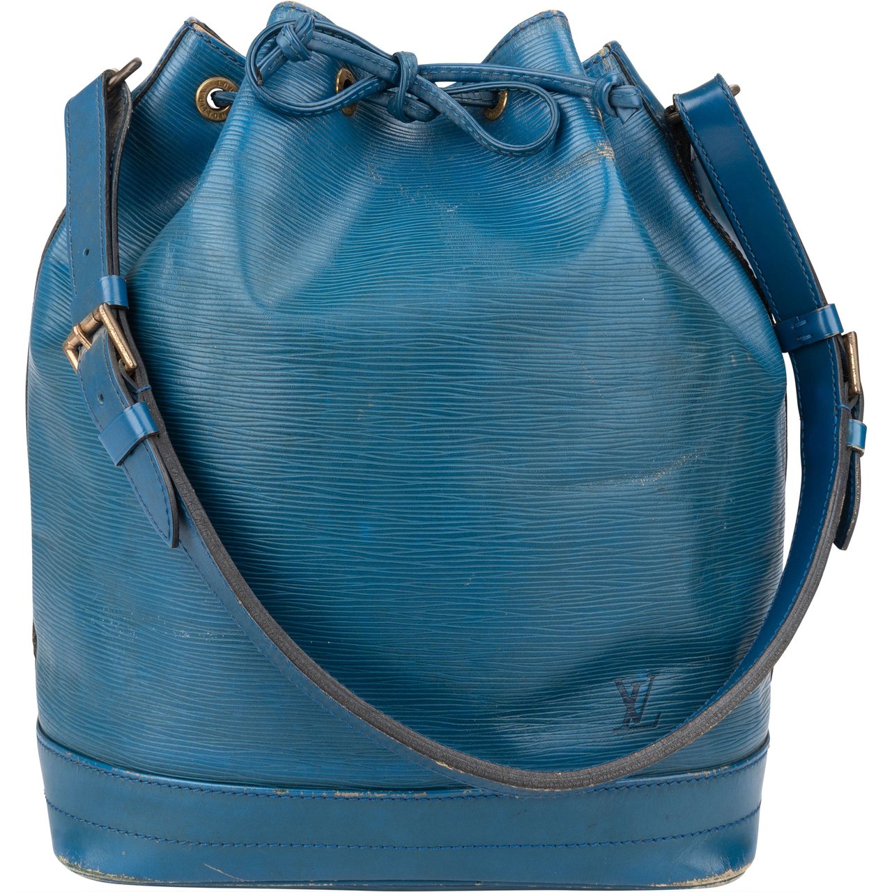Louis Vuitton Louis Vuitton Blue Epi Leather Sac Noe Grande Shoulder Bag Blauw