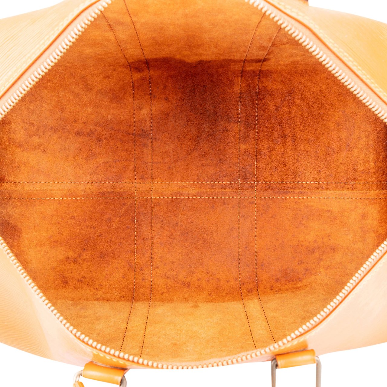 Louis Vuitton Louis Vuitton Cognac Epi Leather Keepall 45 Handbag Bruin