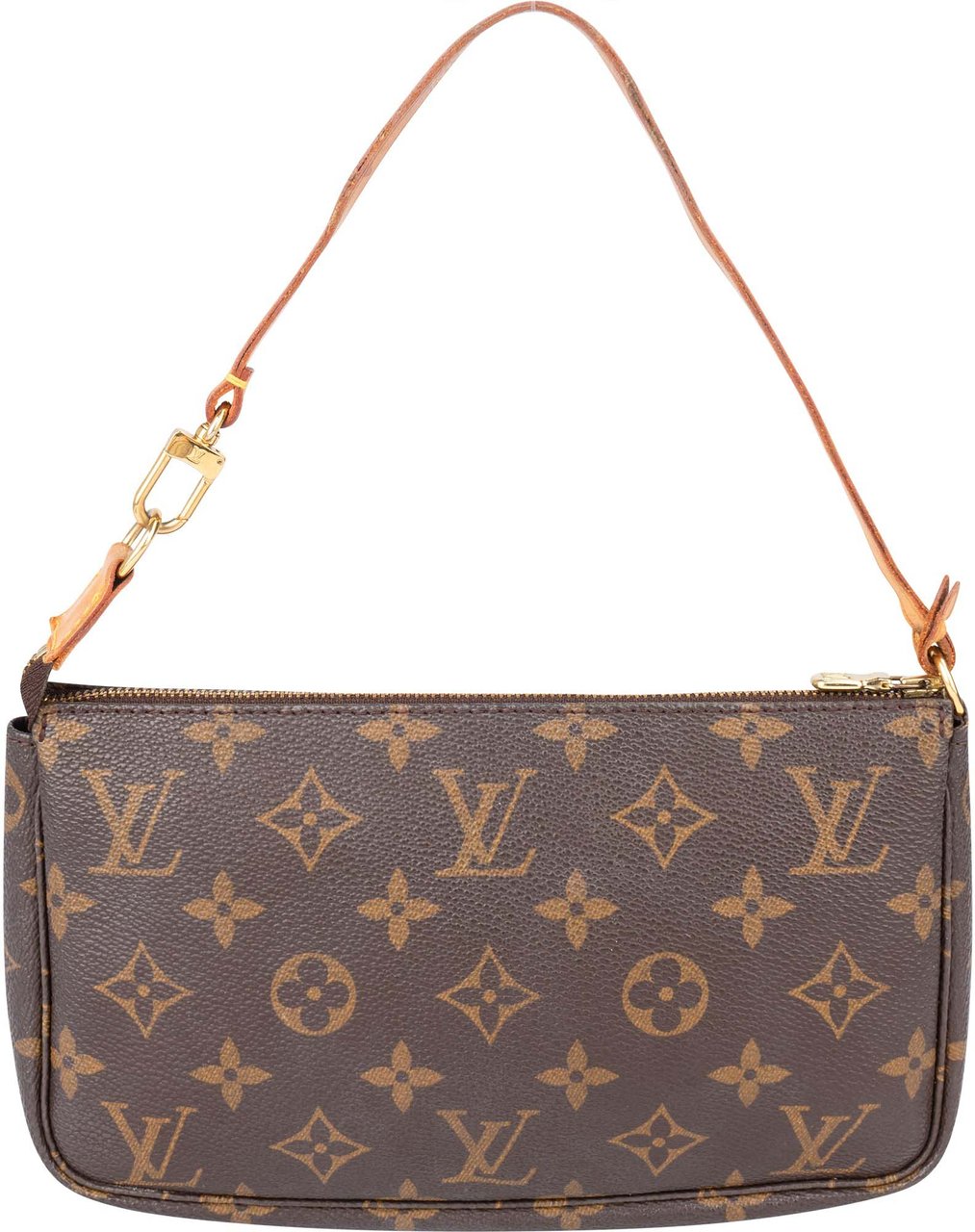 Louis Vuitton Louis Vuitton Canvas Monogram Pochette Accessoire Handbag Bruin
