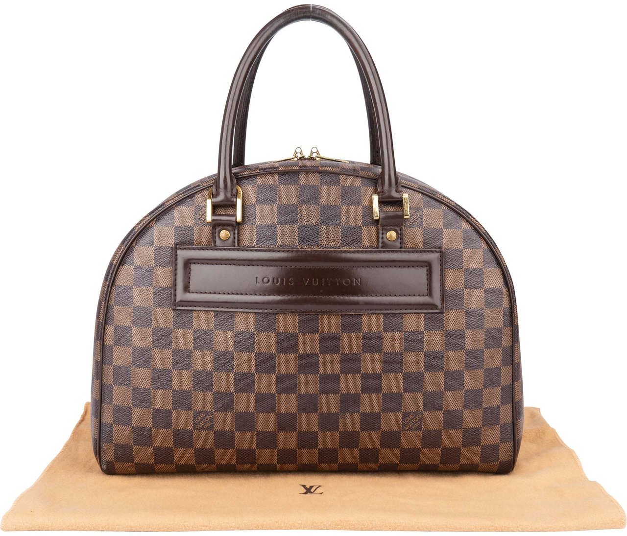 Louis Vuitton Louis Vuitton Damier Ebene Monogram Nolita Handbag Bruin