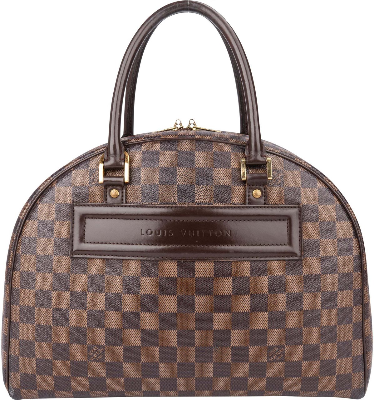 Louis Vuitton Louis Vuitton Damier Ebene Monogram Nolita Handbag Bruin