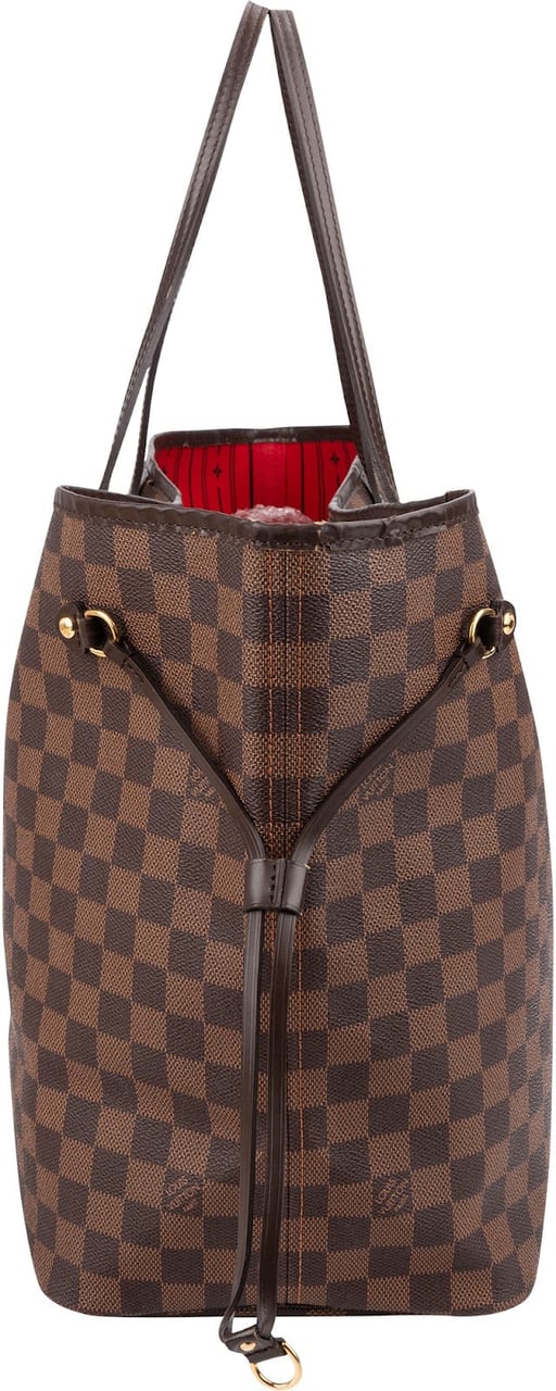Louis Vuitton Monogram Damier Ebene Canvas Neverfull GM Shoulder Bag Bruin