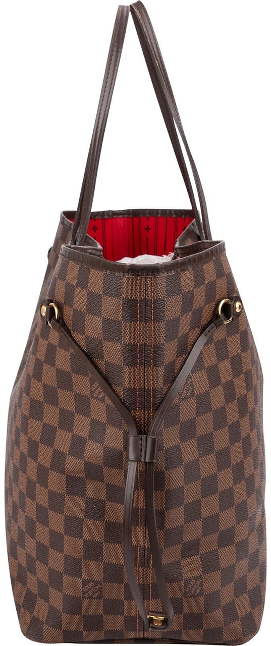 Louis Vuitton Monogram Damier Ebene Canvas Neverfull GM Shoulder Bag Bruin