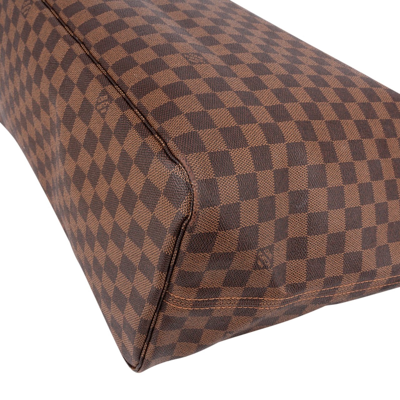 Louis Vuitton Monogram Damier Ebene Canvas Neverfull GM Shoulder Bag Bruin