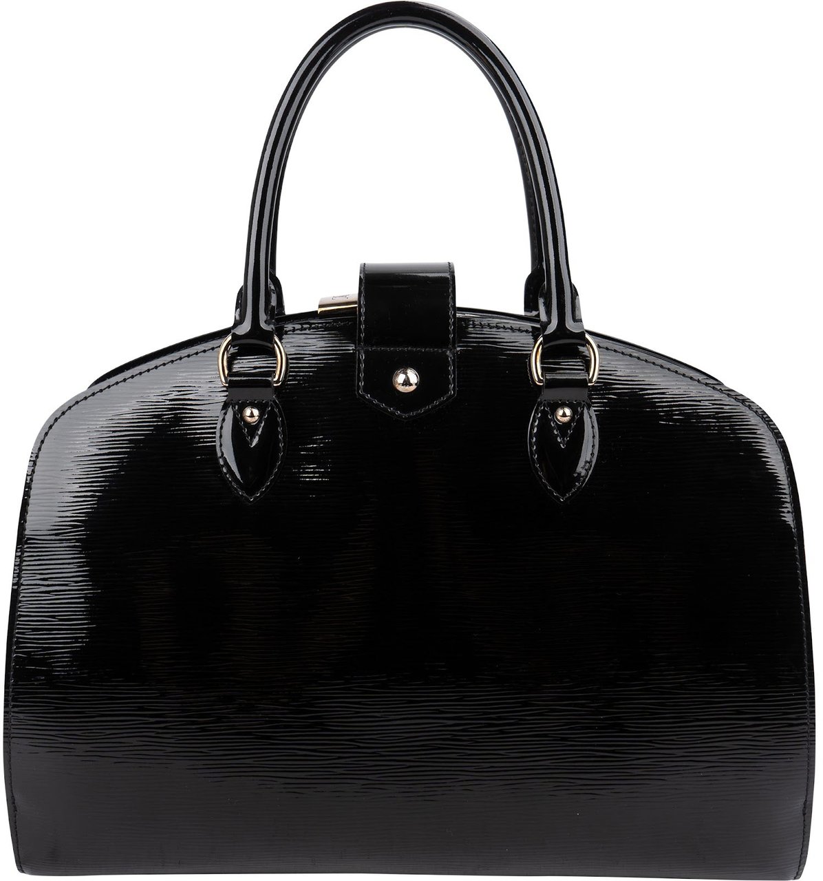Louis Vuitton Noir Electric Epi Leather Pont-Neuf GM Handbag Zwart
