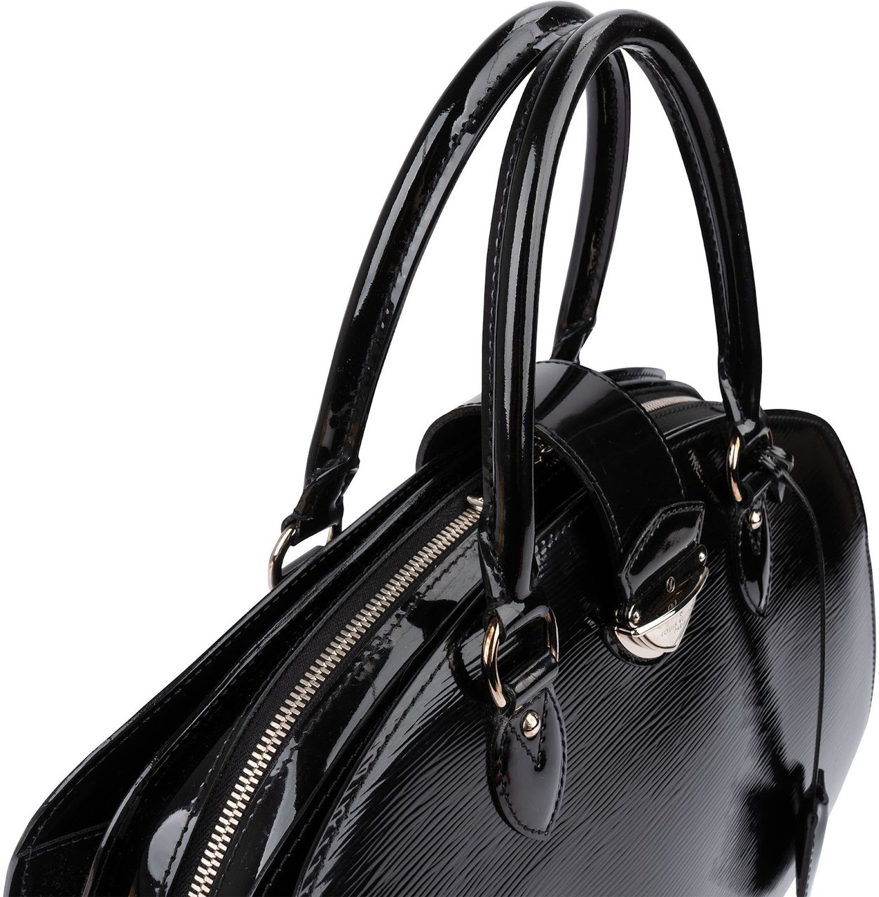 Louis Vuitton Noir Electric Epi Leather Pont-Neuf GM Handbag Zwart