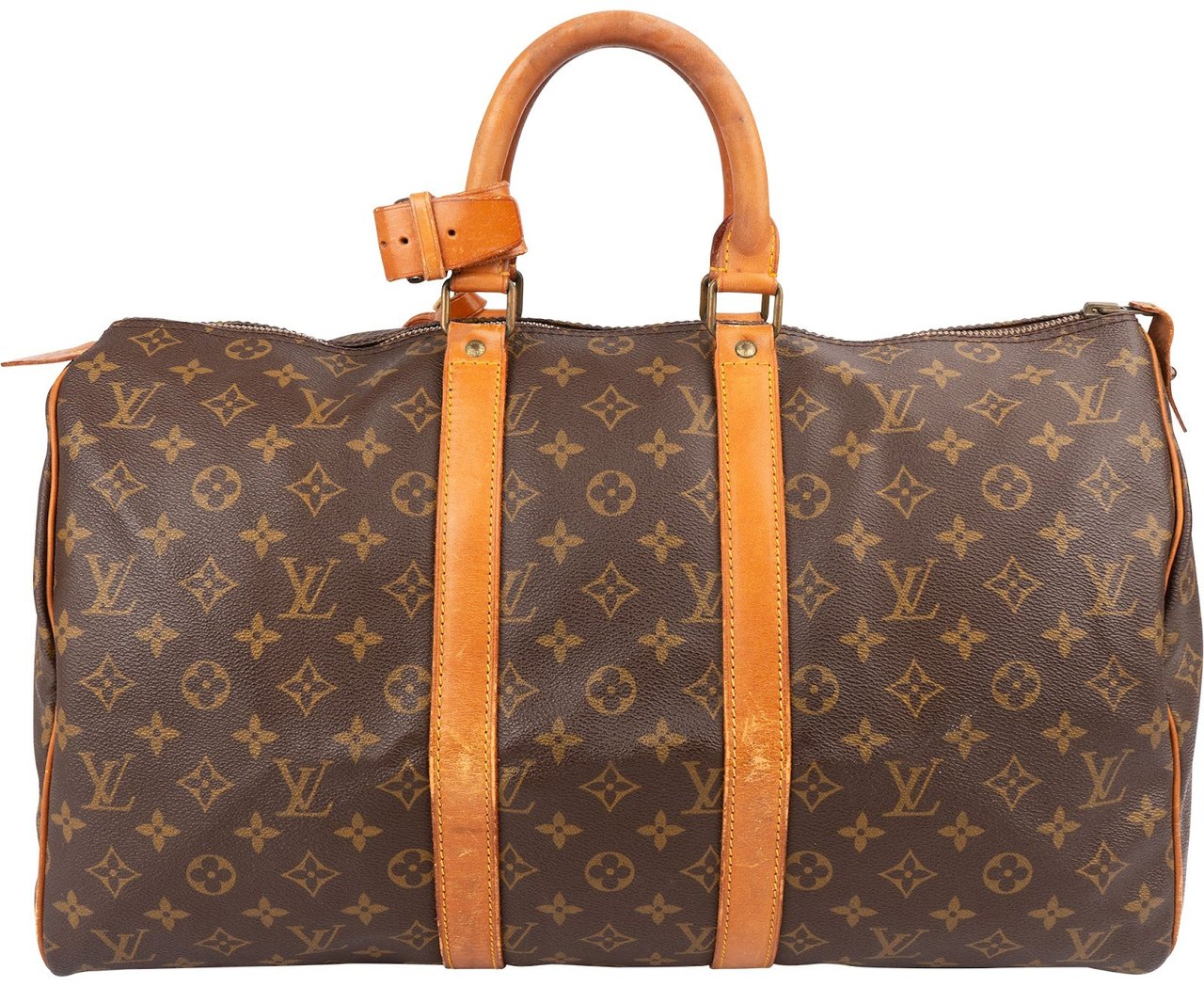 Louis Vuitton Monogram Canvas Keepall 45 Travel Bag Bruin