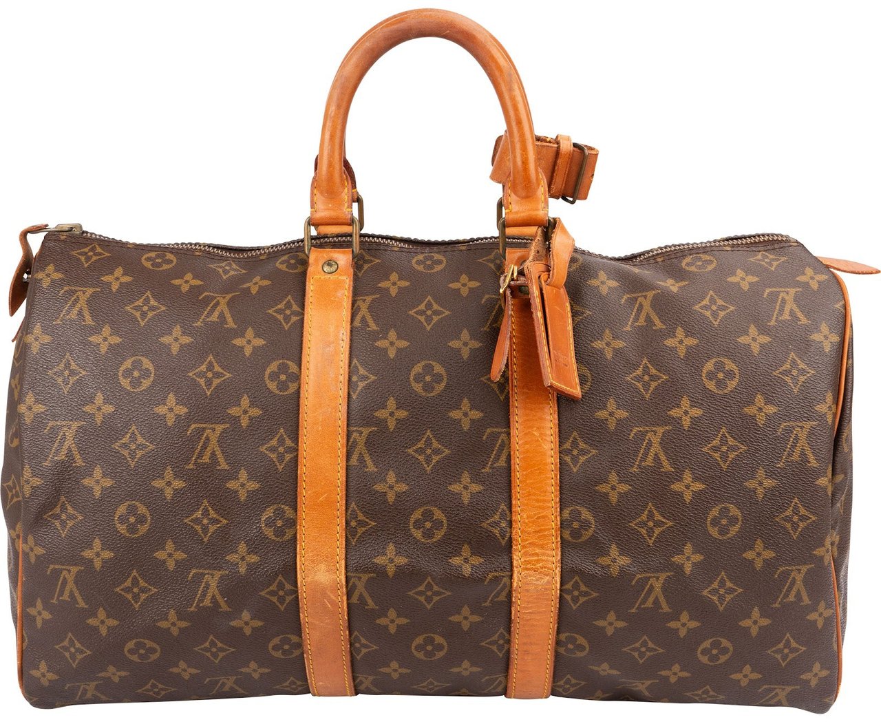 Louis Vuitton Monogram Canvas Keepall 45 Travel Bag Bruin