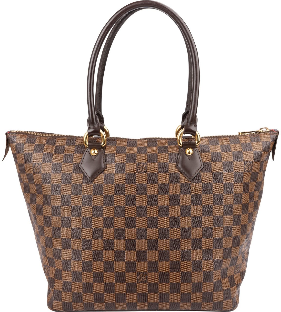 Louis Vuitton Monogram Damier Ebene Canvas Saleya MM Shoulder Bag Bruin