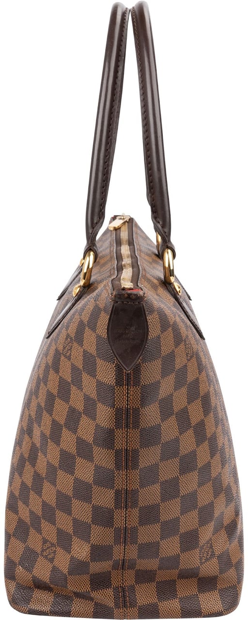 Louis Vuitton Monogram Damier Ebene Canvas Saleya MM Shoulder Bag Bruin