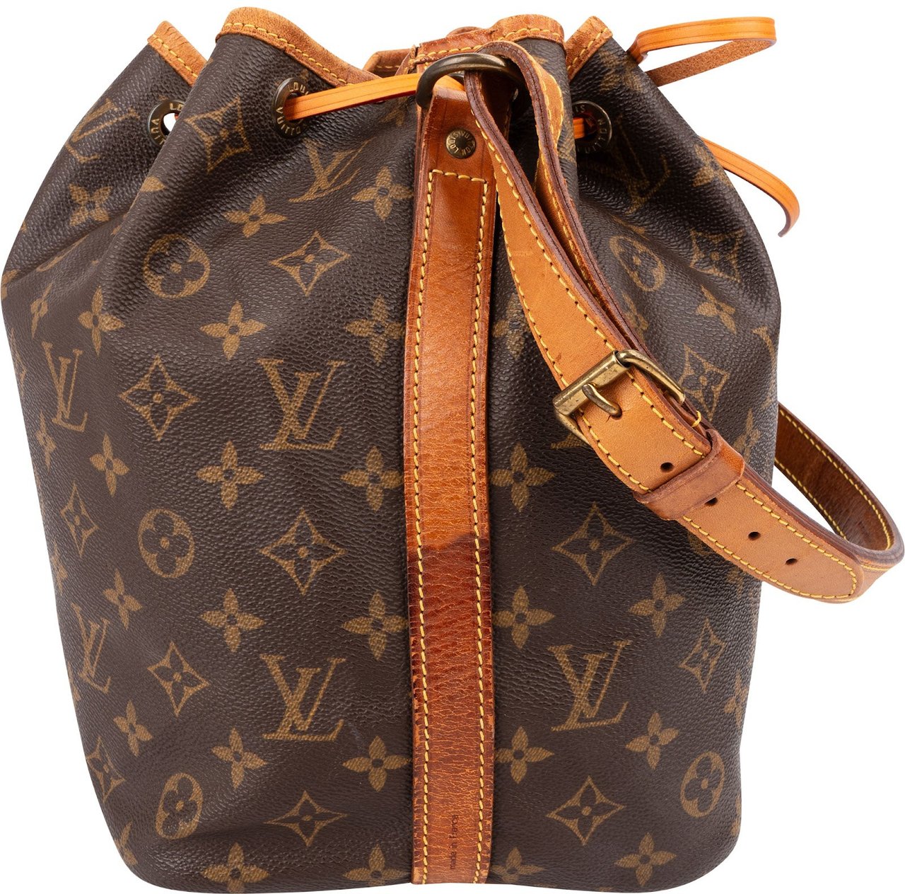 Louis Vuitton Monogram Canvas Sac Noé Petit Shoulder Bag Bruin