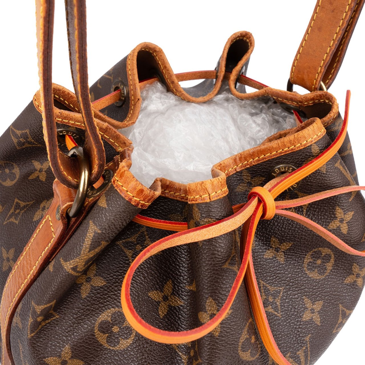 Louis Vuitton Monogram Canvas Sac Noé Petit Shoulder Bag Bruin