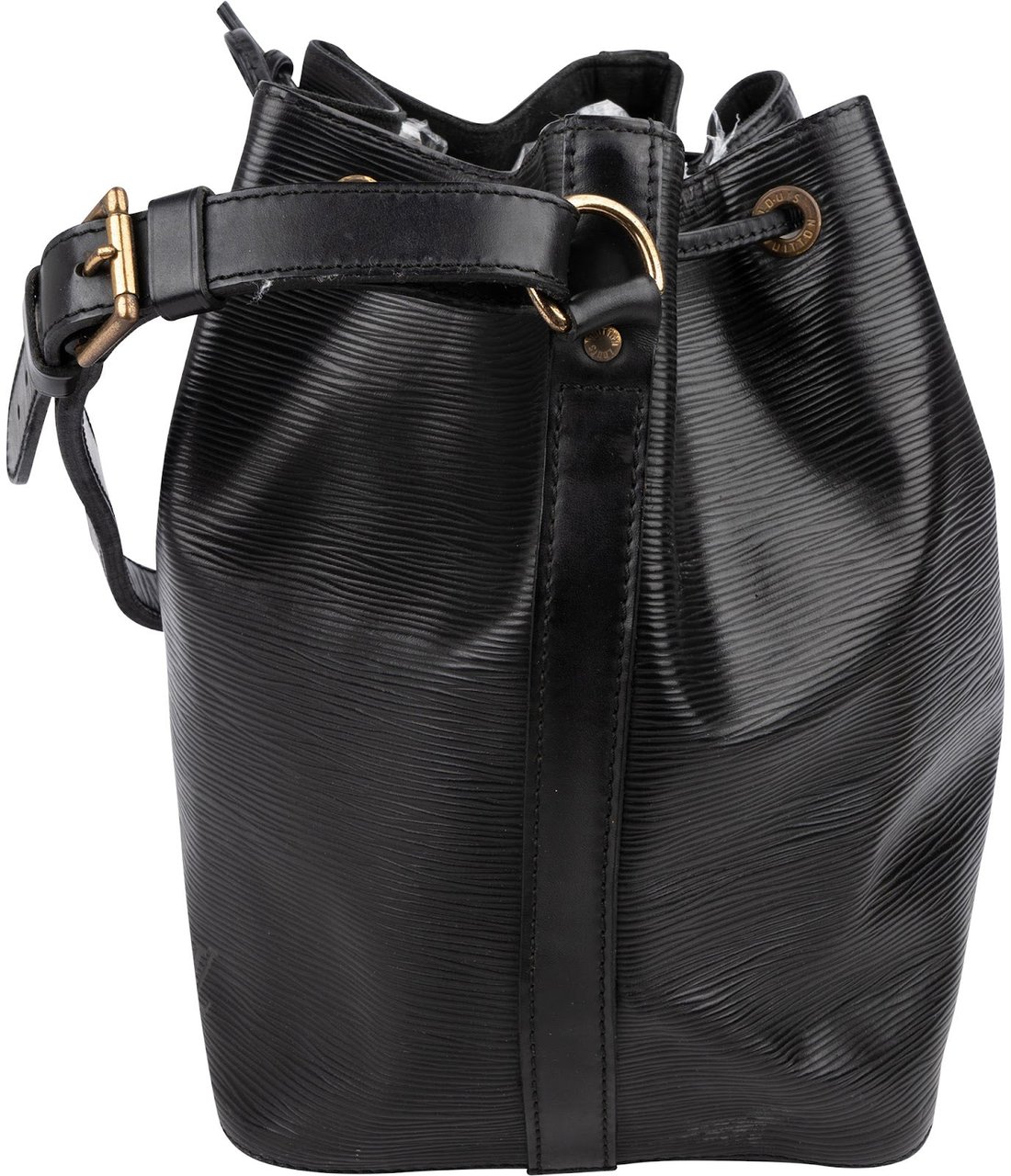 Louis Vuitton Noir Epi Leather Sac Noé Petit Shoulder Bag Zwart