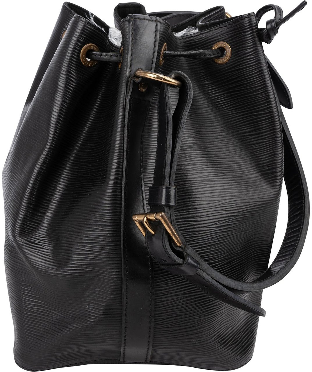 Louis Vuitton Noir Epi Leather Sac Noé Petit Shoulder Bag Zwart