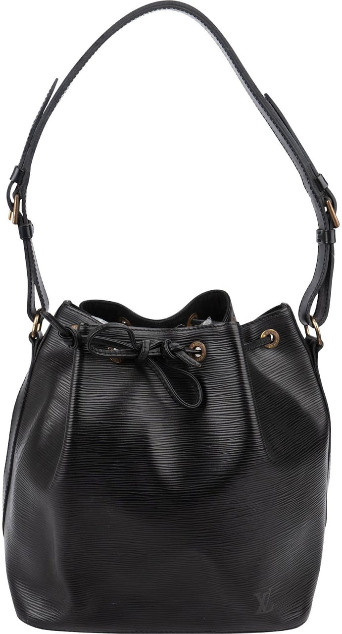 Louis Vuitton Noir Epi Leather Sac Noé Petit Shoulder Bag Zwart
