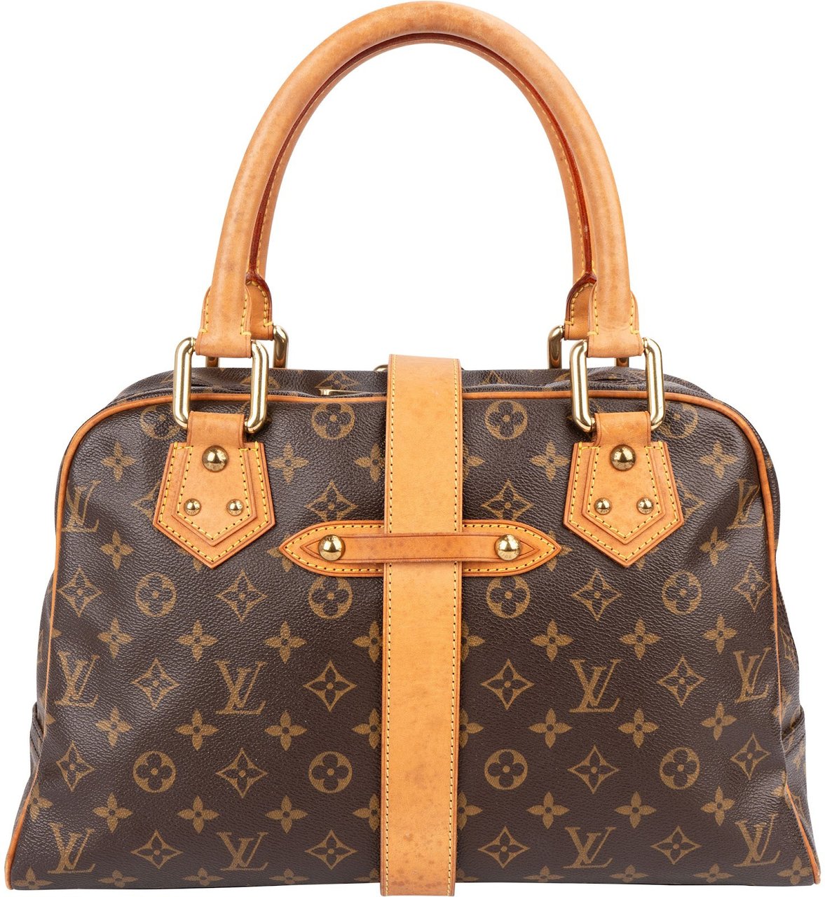Louis Vuitton Monogram Canvas Manhattan GM Handbag Bruin