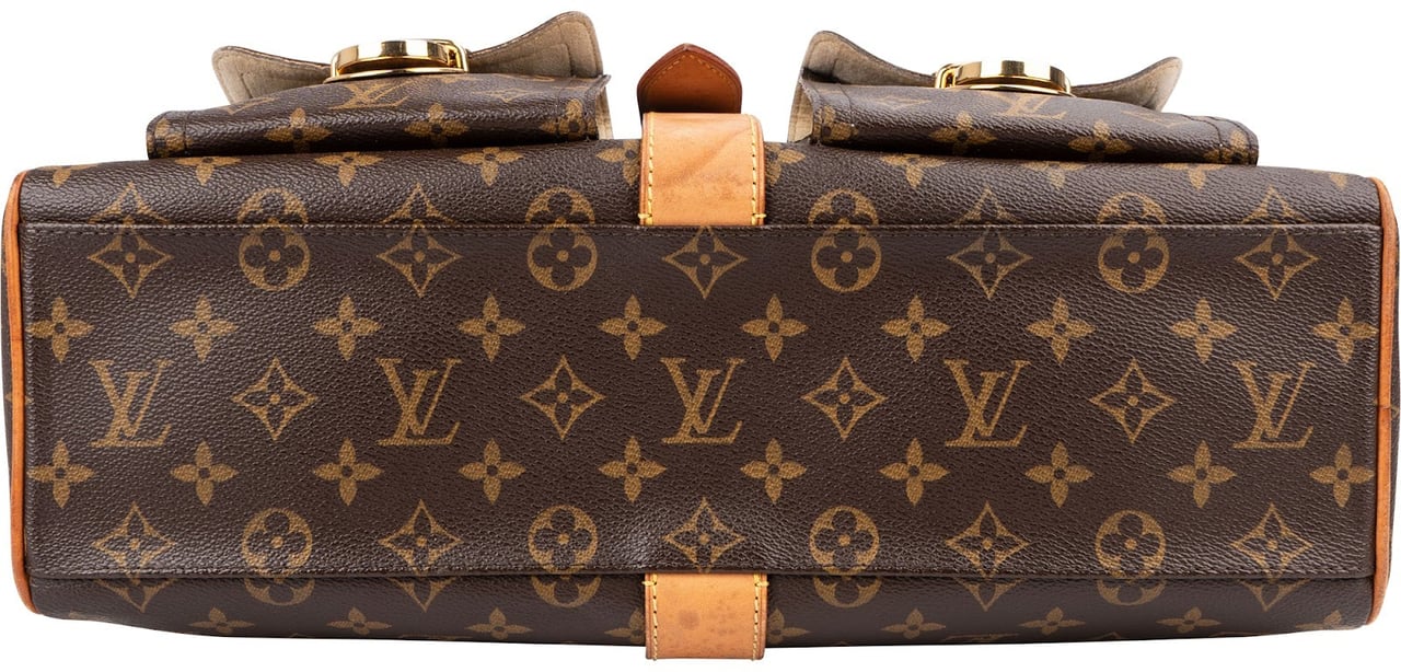 Louis Vuitton Monogram Canvas Manhattan GM Handbag Bruin
