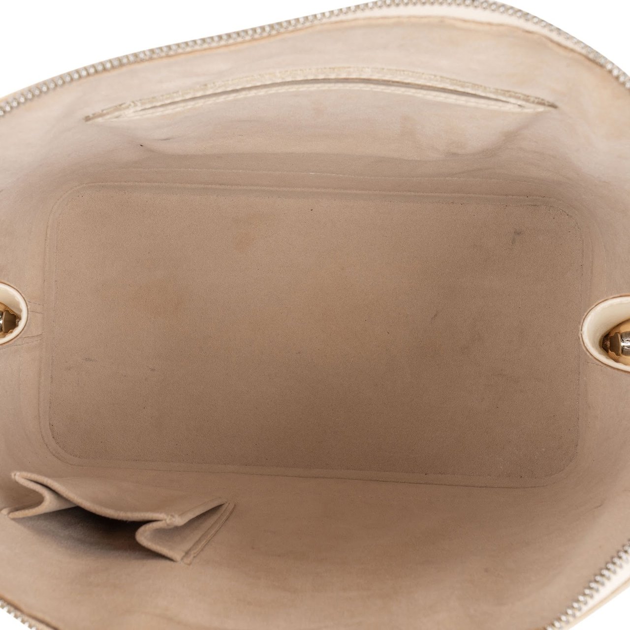 Louis Vuitton White Epi Leather Alma PM Handbag Divers