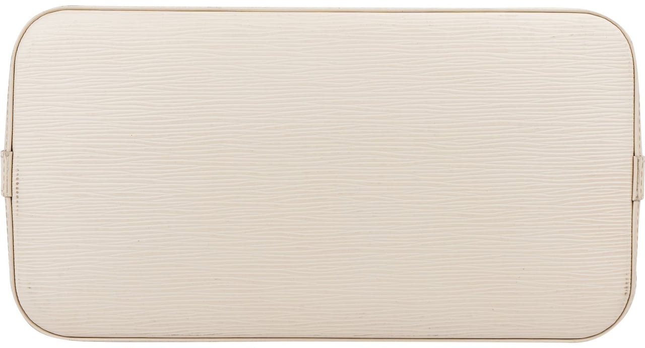 Louis Vuitton White Epi Leather Alma PM Handbag Divers