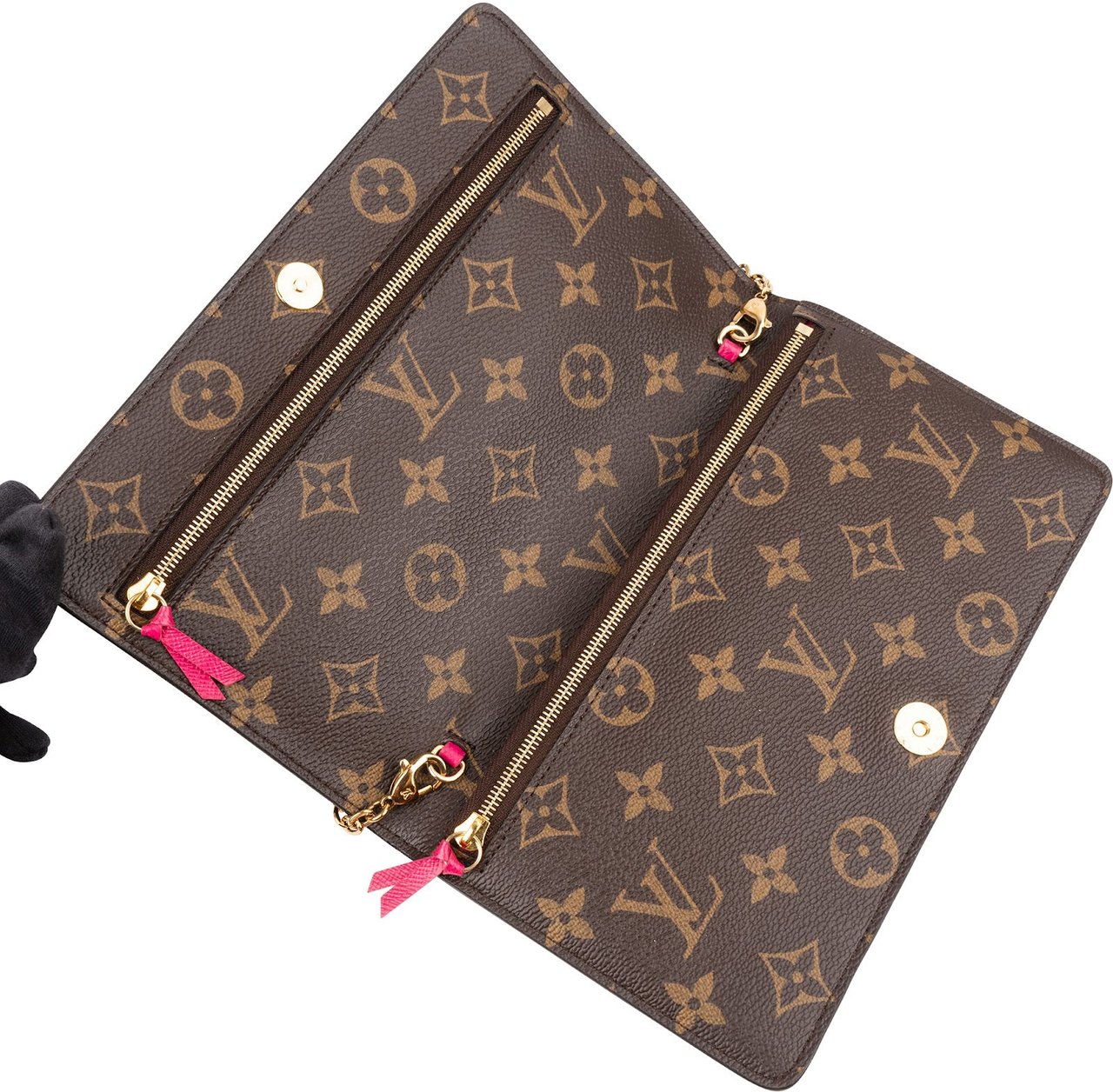 Louis Vuitton Monogram Christmas Animation Illustre Pochette Weekend Crossbody Bag Bruin