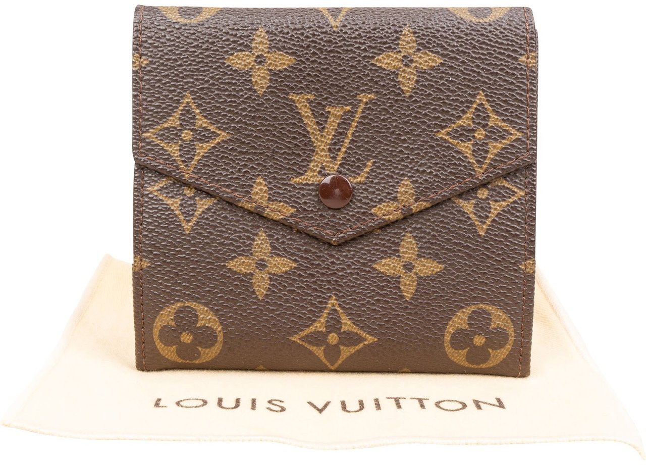Louis Vuitton Monogram Canvas Victorine Wallet Bruin