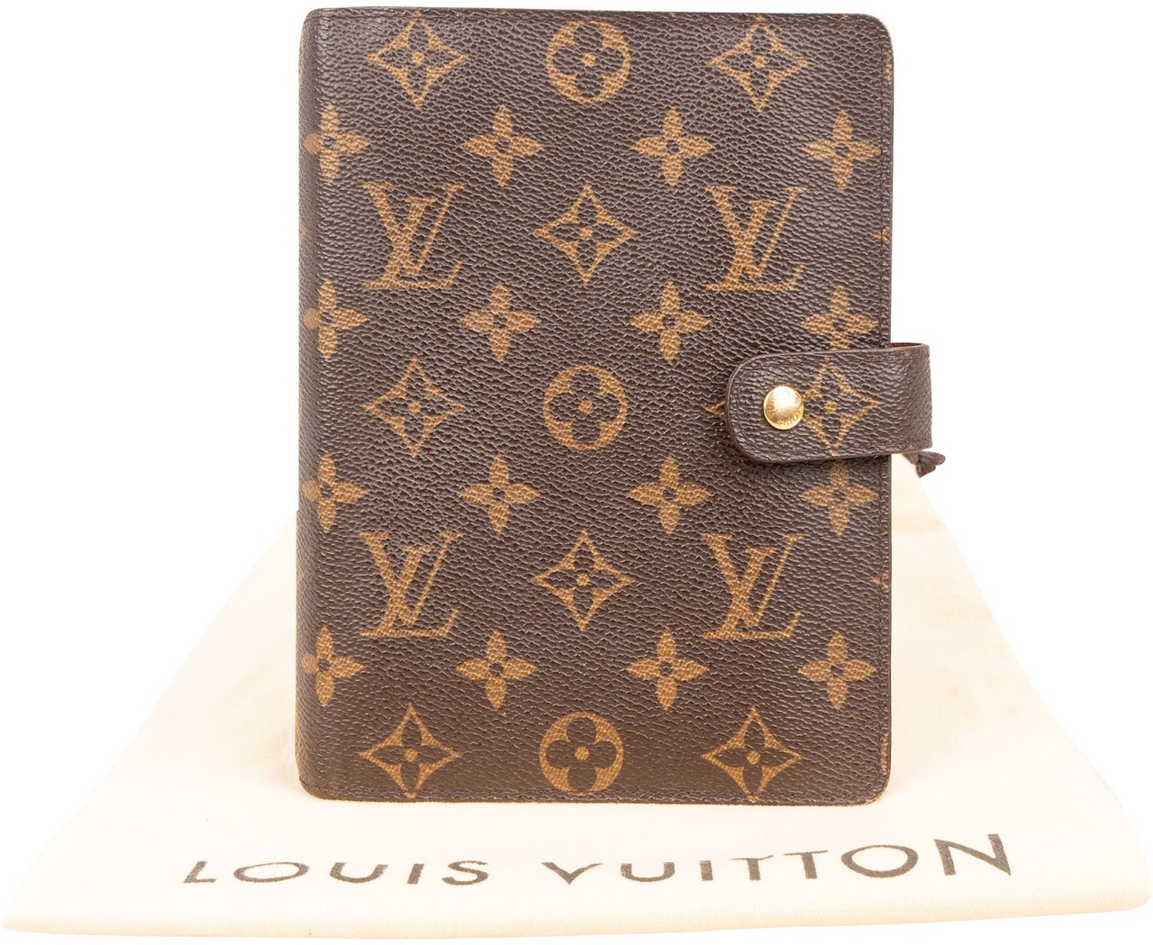 Louis Vuitton Monogram Canvas Agenda MM Organizer Bruin