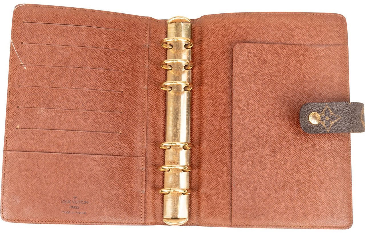 Louis Vuitton Monogram Canvas Agenda MM Organizer Bruin