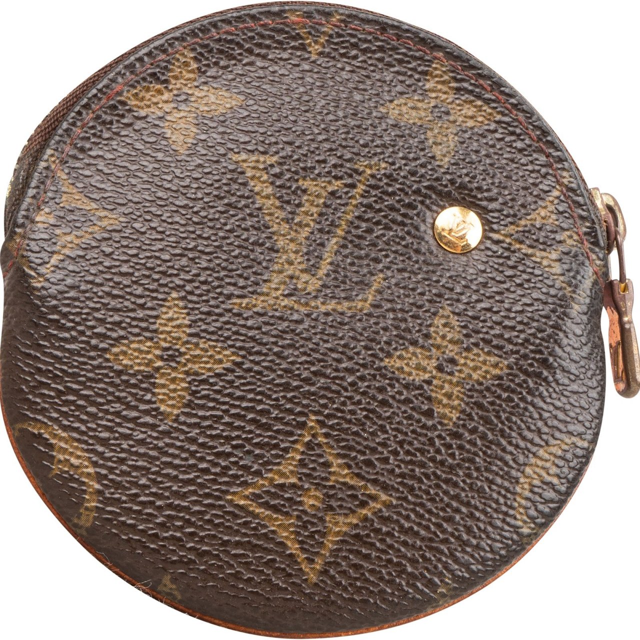 Louis Vuitton Canvas Monogram Limited Murakami Cerises Cherry Rond Key Pouch Bruin