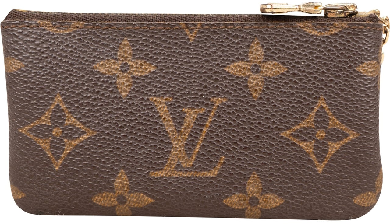 Louis Vuitton Monogram Canvas Cles Key Pouch Bruin